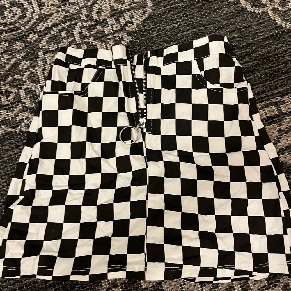 plaid mini pencil skirt